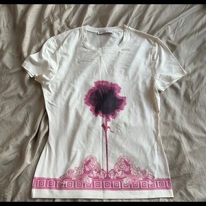 Versace Collection Embellished floral print T-shirt size 46
